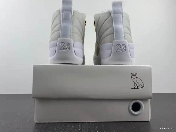 Cheap MAX Jordan 873864-102 Retro OVO 12 White 0422